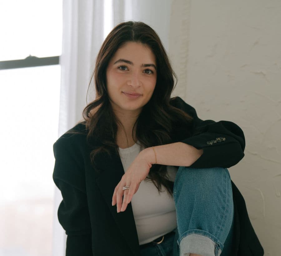Jill Rothenberg leading a Pilates session at Movement with Jill studio in Boston.