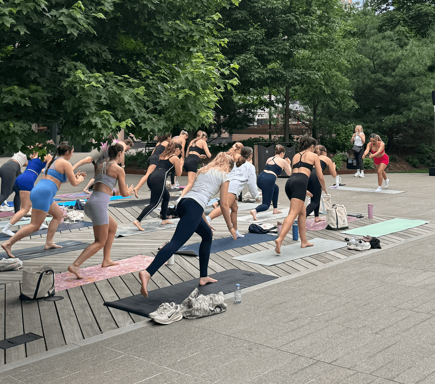 A free outdoor fitness class in Boston, MA during summer 2026.