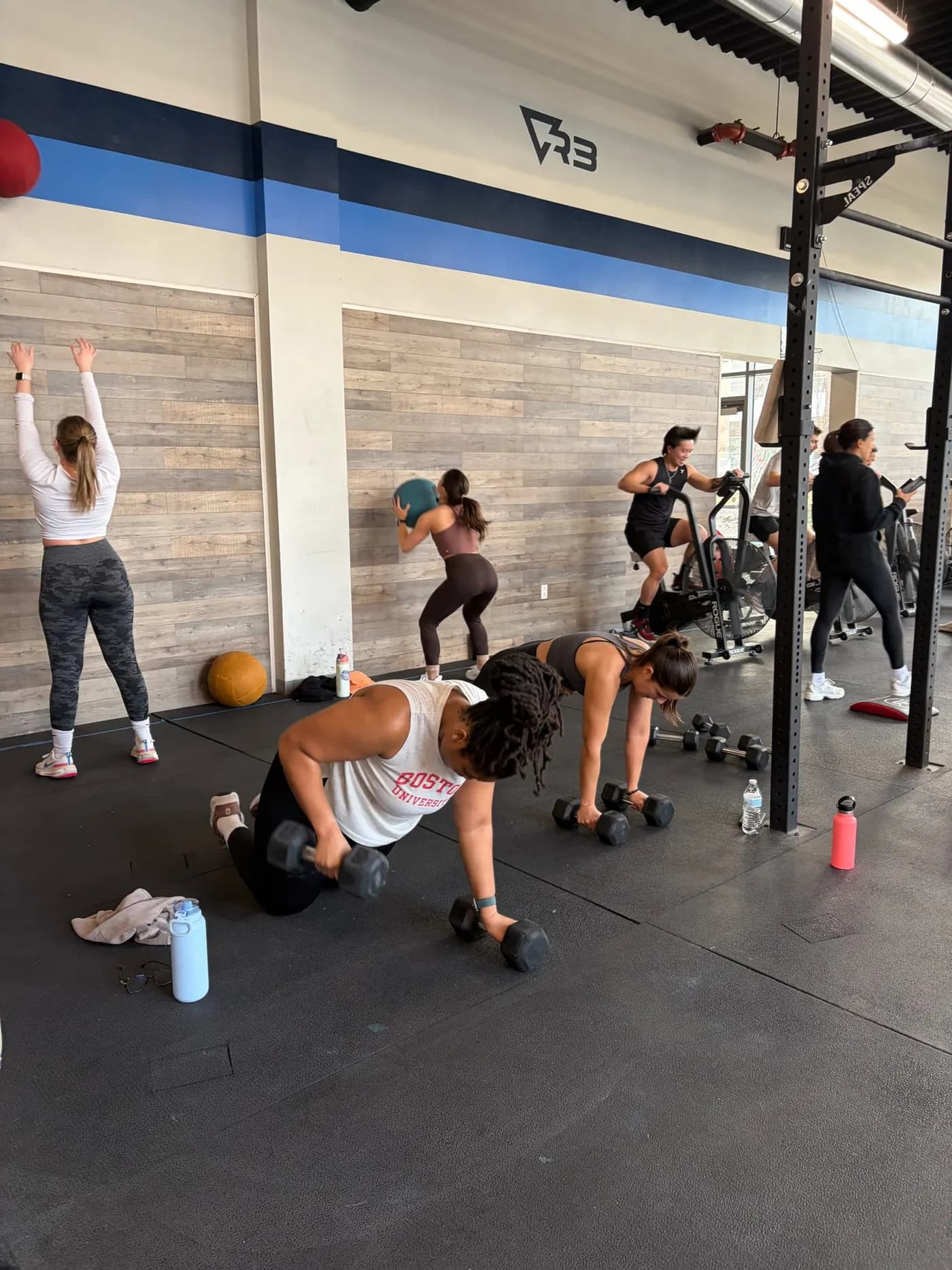 Fitness studio class in Boston